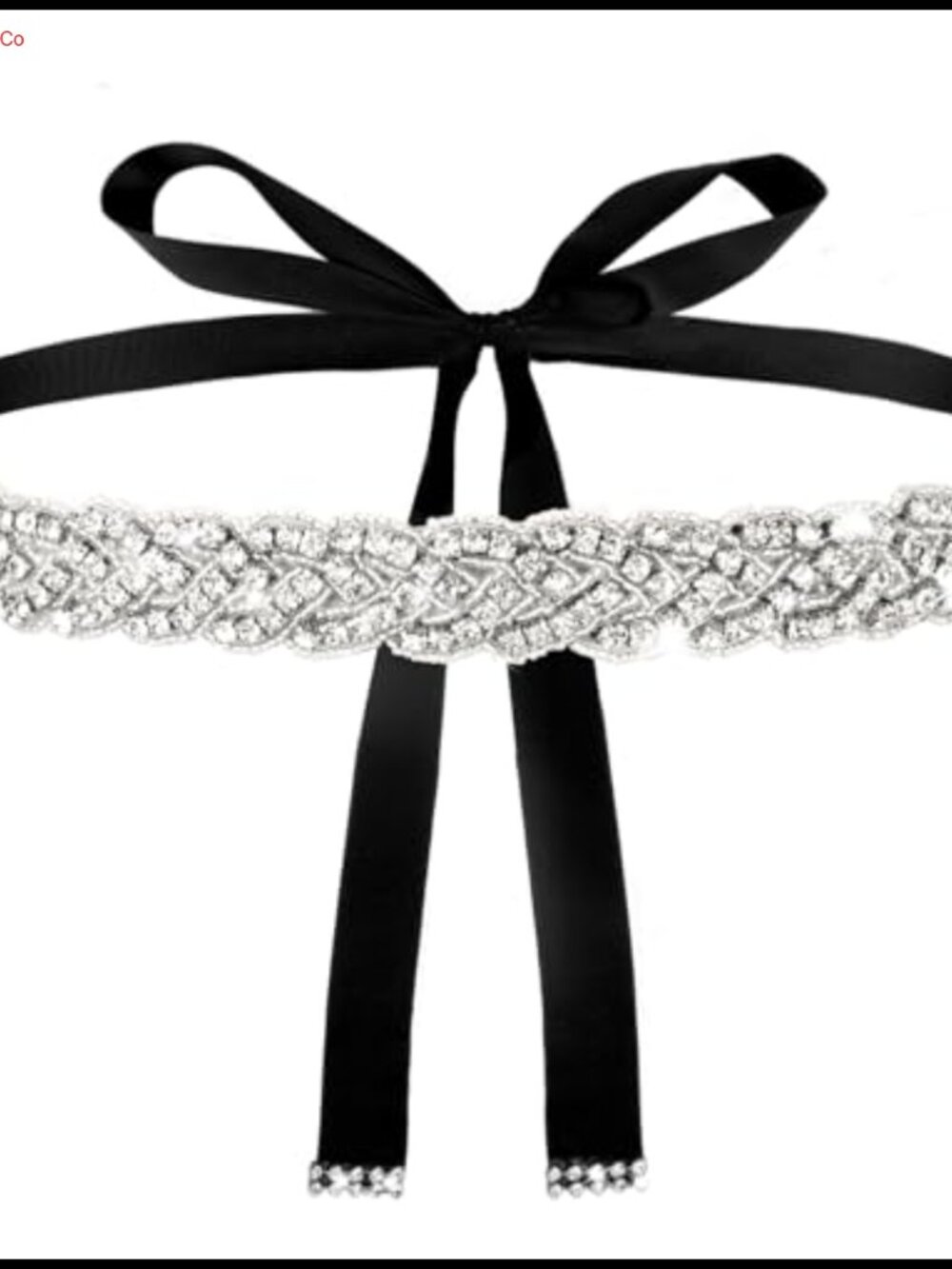 Rhinestone Wedding Belt Satin Ribbon Sash Bridal Dress Accessory